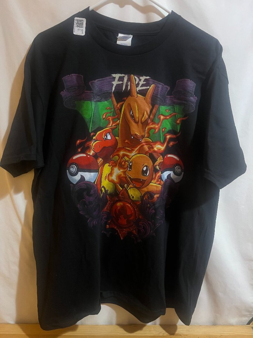 Woot! Fire Beasts Shirt Black T-Shirt Men's Size XL Brand New $18